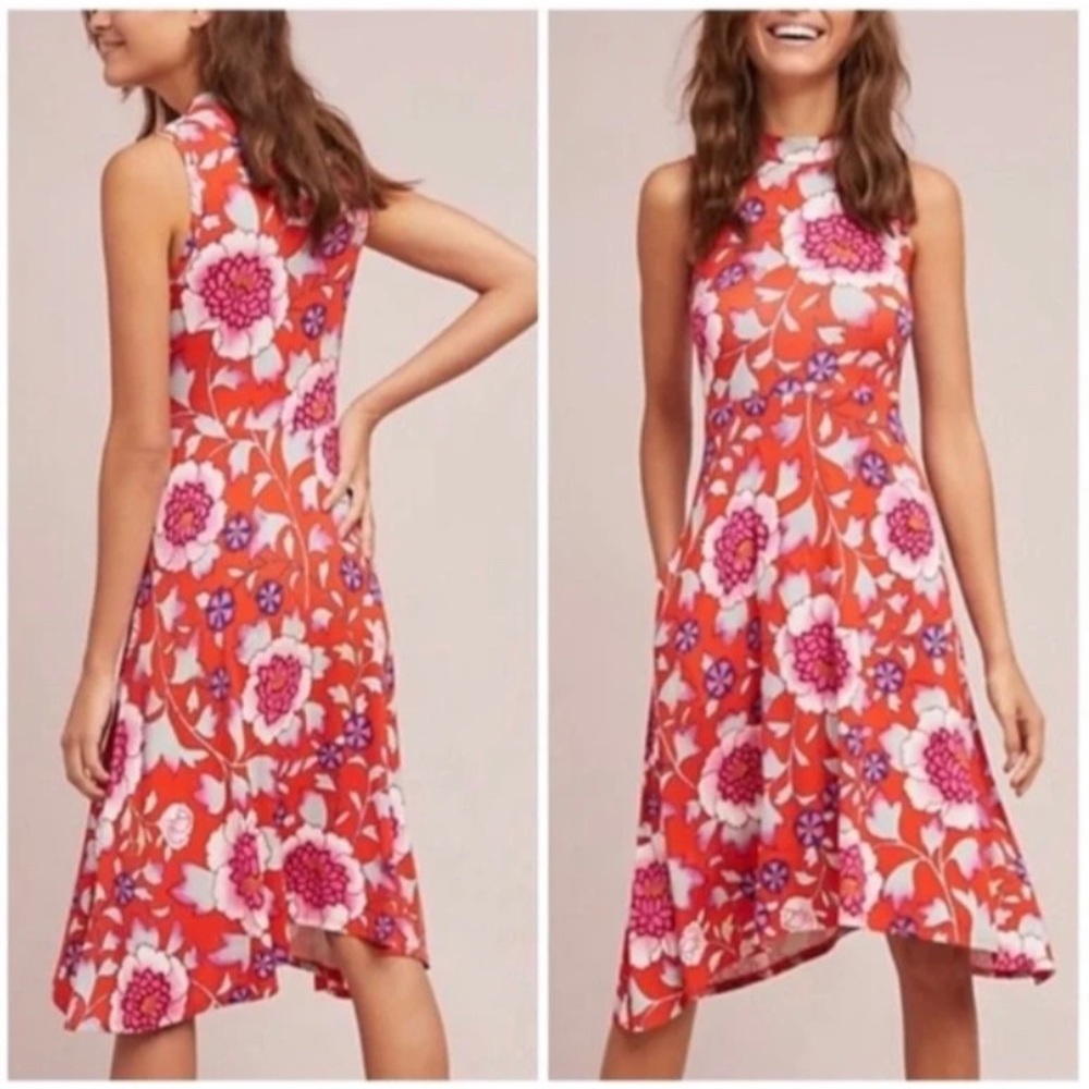 Anthropologie Maeve Cleary Swing Dress